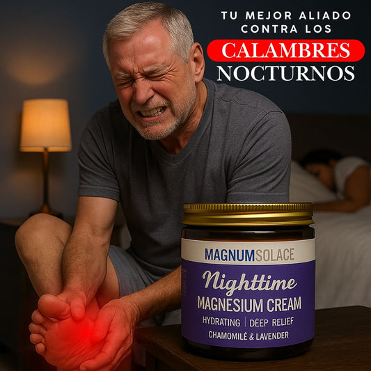 OFERTA - Crema de Magnesio para la Noche – Alivio, Hidratación y Serenidad