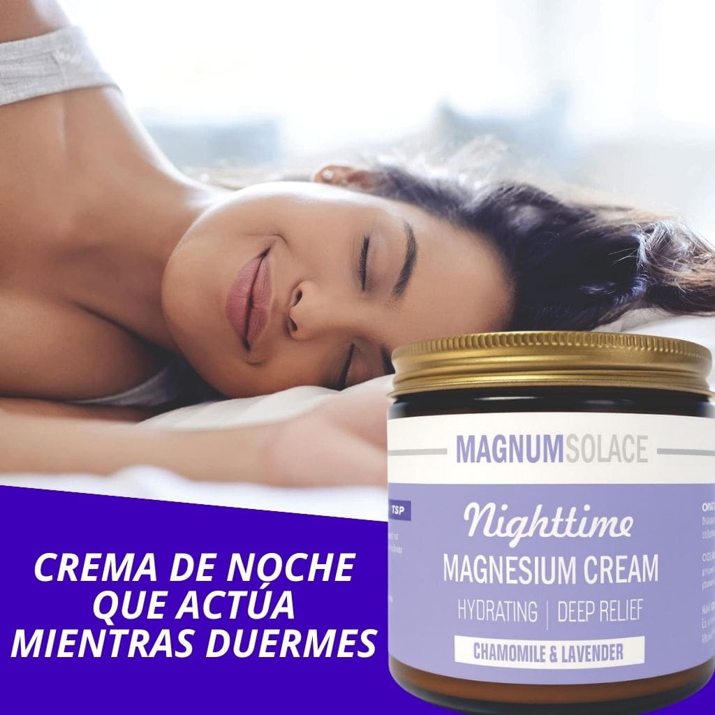 OFERTA - Crema de Magnesio para la Noche – Alivio, Hidratación y Serenidad