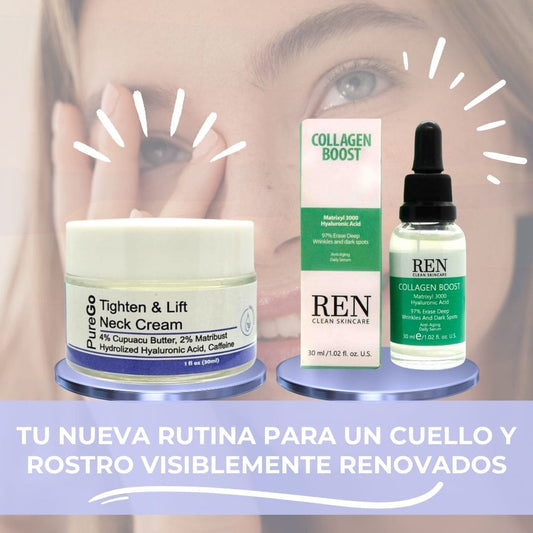 (GRAN COMBO) Crema Tighten & Lift + REN Aumento de Colageno