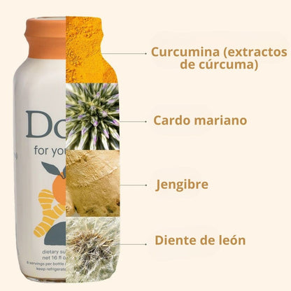 3 frasquitos DOSE Suplemento Orgánico para el higado